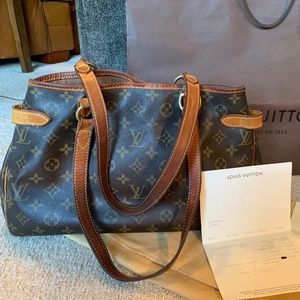 Louis Vuitton Batignolles Shoulder Tote AUTHENTIC